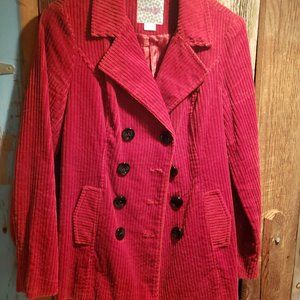 Kenzie red corduroy jacket L
